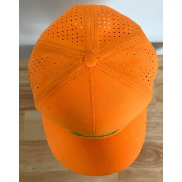 Melin Odyssey Hydro Neon Collection Hat Orange Have More Fun Snapback Mens Cap